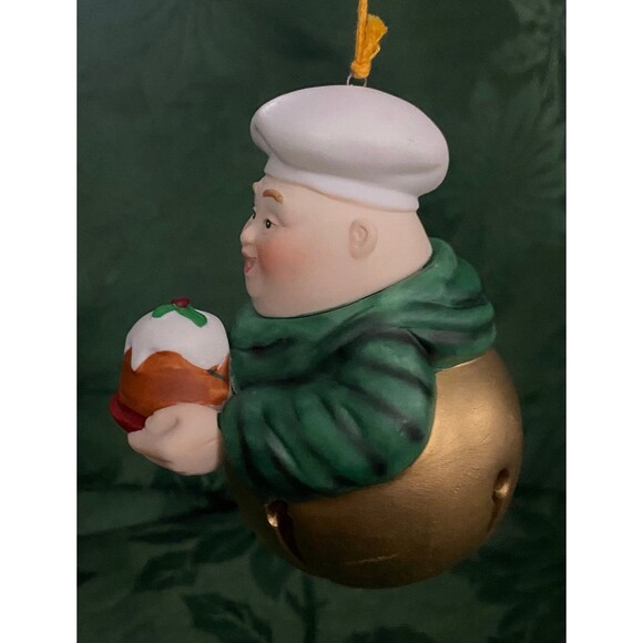 Dept. 56 Merry Makers Percival the Puddingman Monk Friar Christmas Ornament NOS - Picture 3 of 6